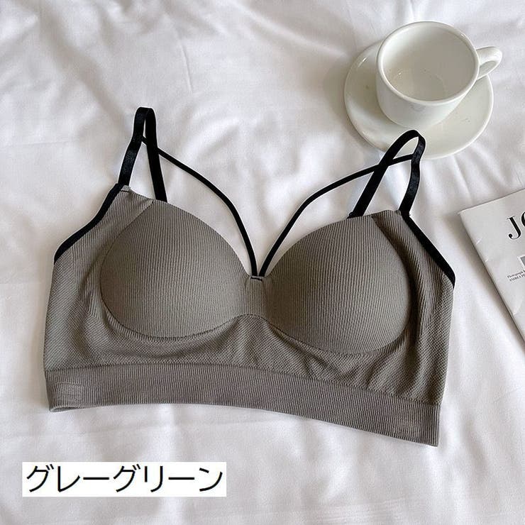 ノンワイヤーブラ ハーフトップブラ ブラジャー | PlusNao | 詳細画像15 