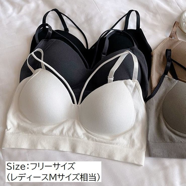 ノンワイヤーブラ ハーフトップブラ ブラジャー | PlusNao | 詳細画像16 