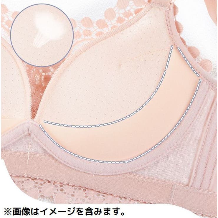 ノンワイヤーブラ 極厚パッド ブラジャー | PlusNao | 詳細画像12 