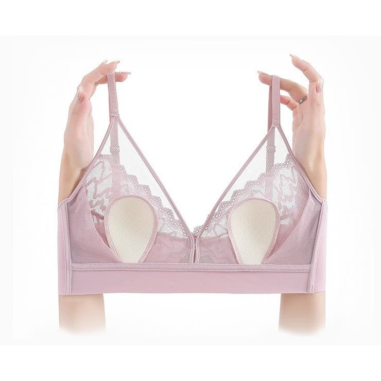 ノンワイヤーブラ フルカップ ハーフトップブラ | PlusNao | 詳細画像7 