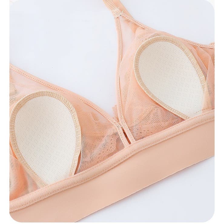 ノンワイヤーブラ フルカップ ハーフトップブラ | PlusNao | 詳細画像8 