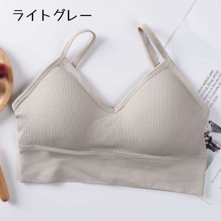 ハーフトップブラ ノンワイヤーブラ パット付き | PlusNao | 詳細画像14 