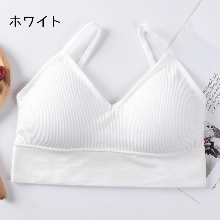 ハーフトップブラ ノンワイヤーブラ パット付き | PlusNao | 詳細画像9 