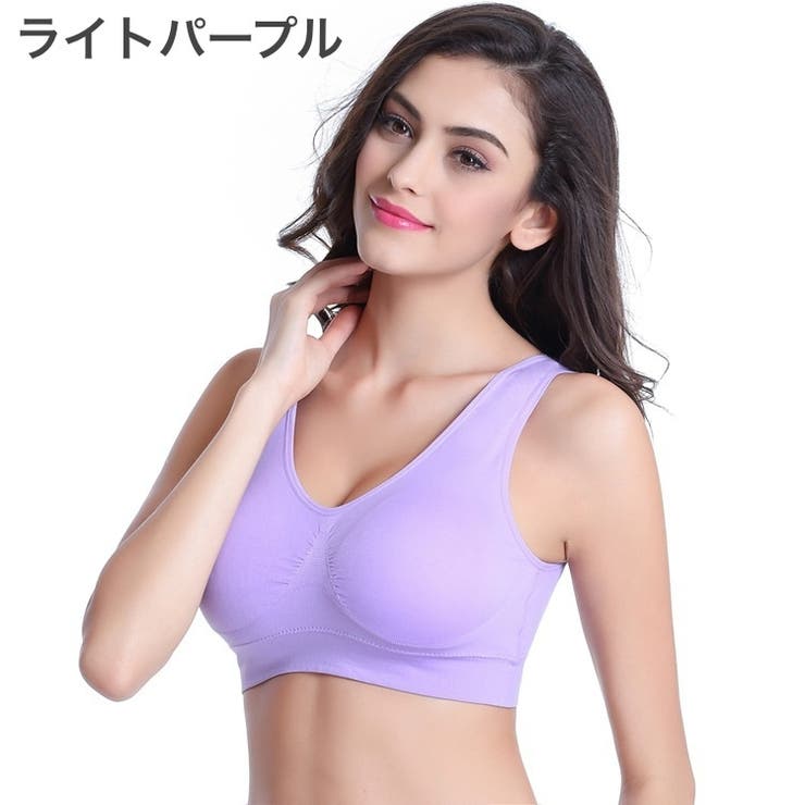 スポーツブラ ノンワイヤーブラ ブラジャー | PlusNao | 詳細画像14 