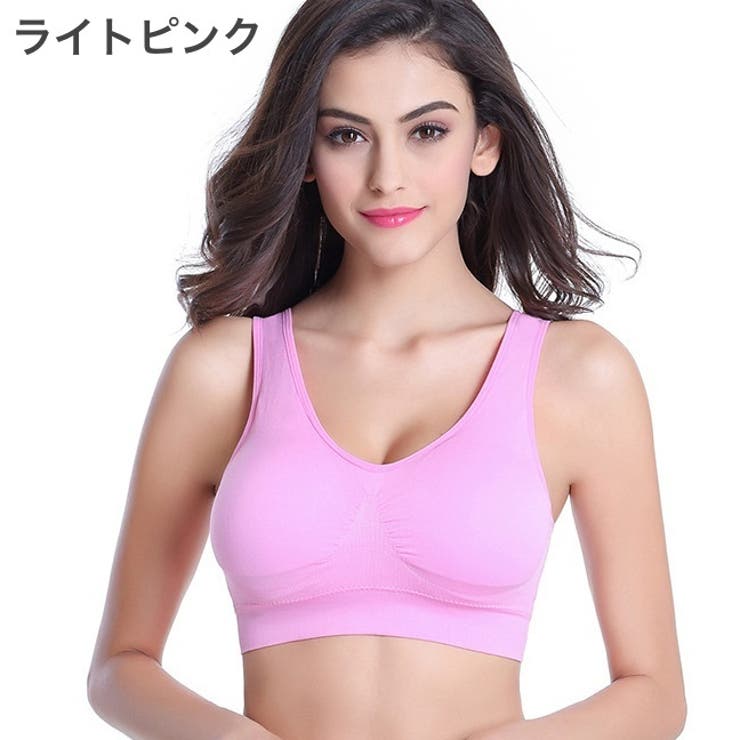 スポーツブラ ノンワイヤーブラ ブラジャー | PlusNao | 詳細画像15 