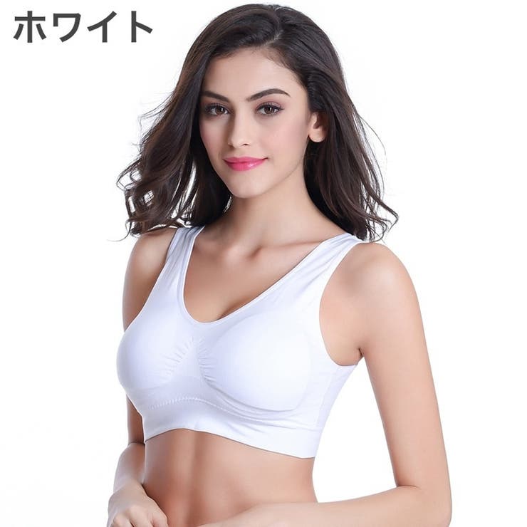 スポーツブラ ノンワイヤーブラ ブラジャー | PlusNao | 詳細画像4 
