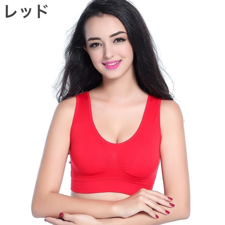 スポーツブラ ノンワイヤーブラ ブラジャー | PlusNao | 詳細画像5 