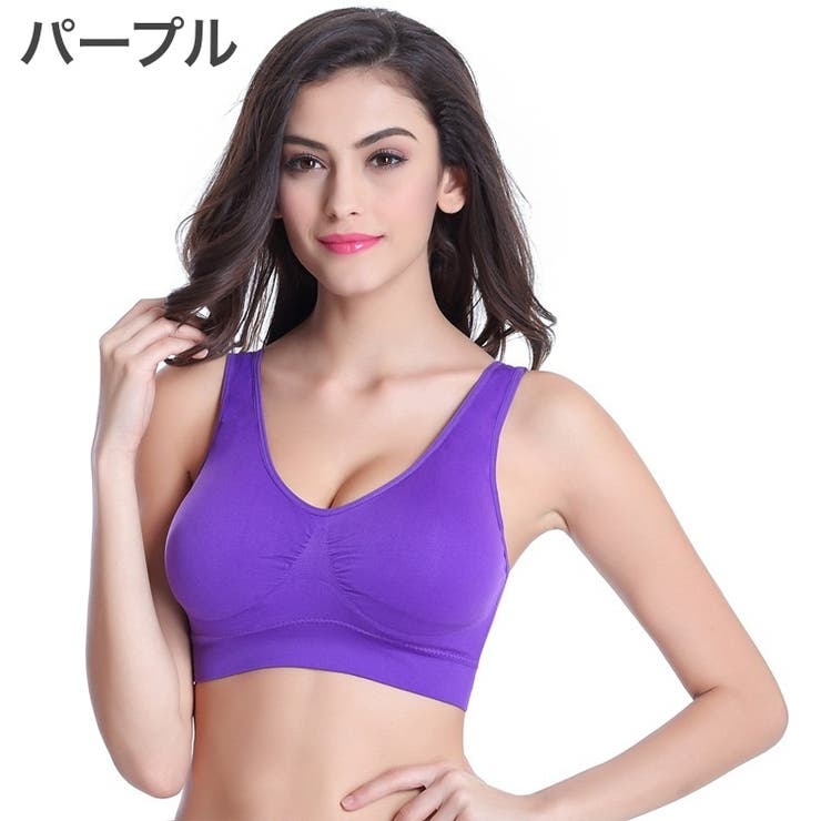 スポーツブラ ノンワイヤーブラ ブラジャー | PlusNao | 詳細画像6 