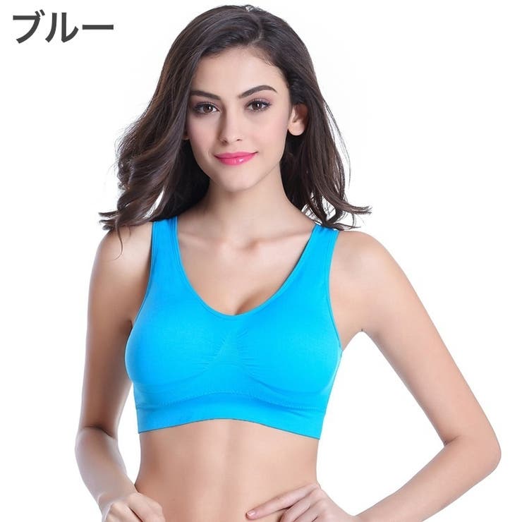 スポーツブラ ノンワイヤーブラ ブラジャー | PlusNao | 詳細画像7 