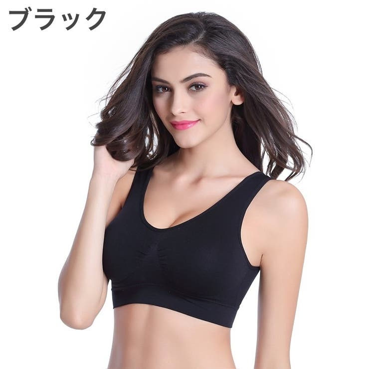 スポーツブラ ノンワイヤーブラ ブラジャー | PlusNao | 詳細画像8 