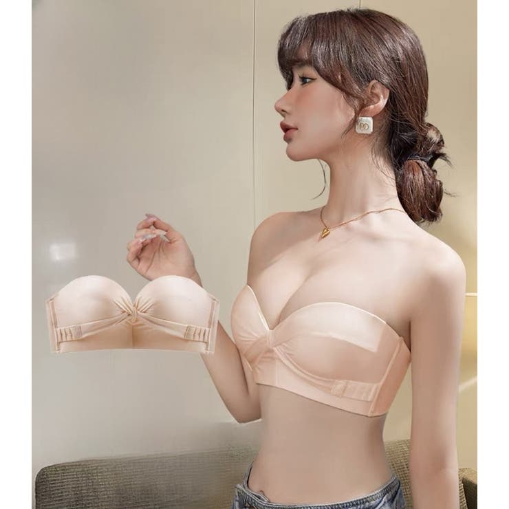 ストラップレスブラ 3 4カップ | PlusNao | 詳細画像4 