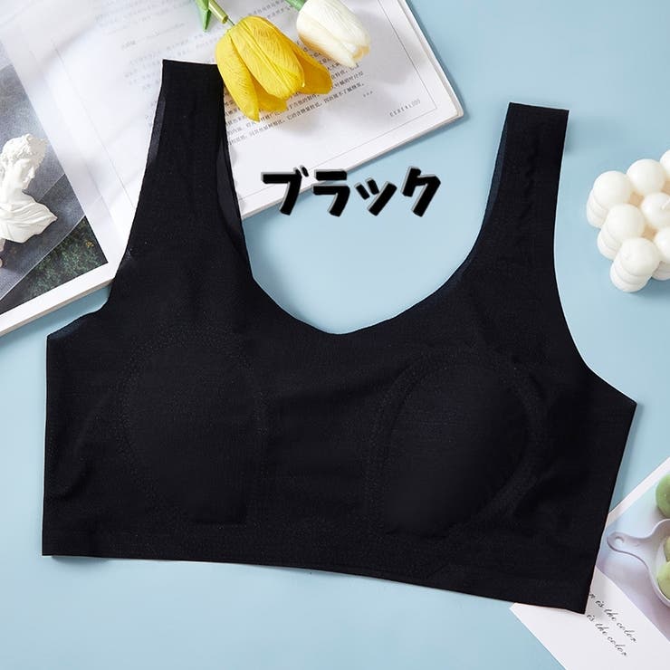 ノンワイヤーブラ ハーフトップブラ シームレスブラジャー | PlusNao | 詳細画像14 