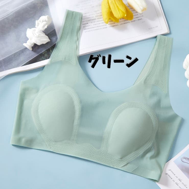 ノンワイヤーブラ ハーフトップブラ シームレスブラジャー | PlusNao | 詳細画像17 