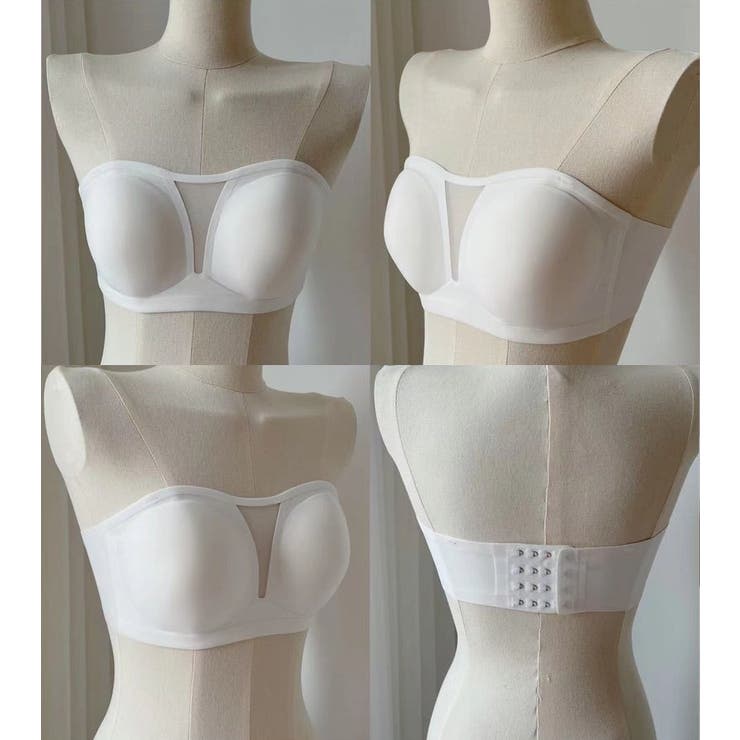 ストラップレスブラジャー ストラップ付き レディース | PlusNao | 詳細画像12 