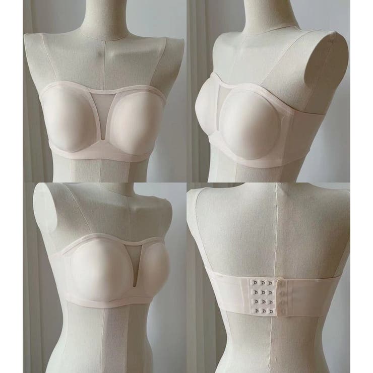 ストラップレスブラジャー ストラップ付き レディース | PlusNao | 詳細画像13 
