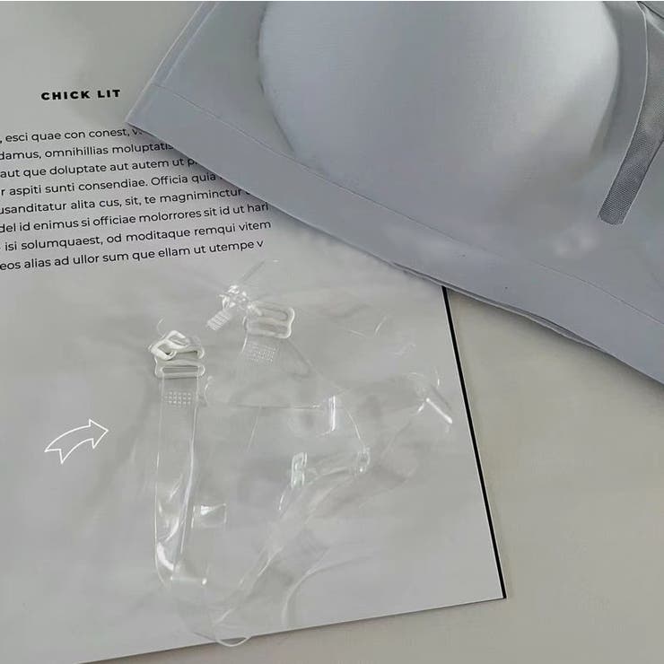 ストラップレスブラジャー ストラップ付き レディース | PlusNao | 詳細画像18 