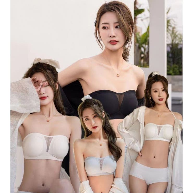 ストラップレスブラジャー ストラップ付き レディース | PlusNao | 詳細画像2 