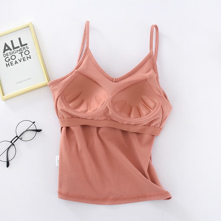 ブラトップ カップ付きインナー キャミソール | PlusNao | 詳細画像4