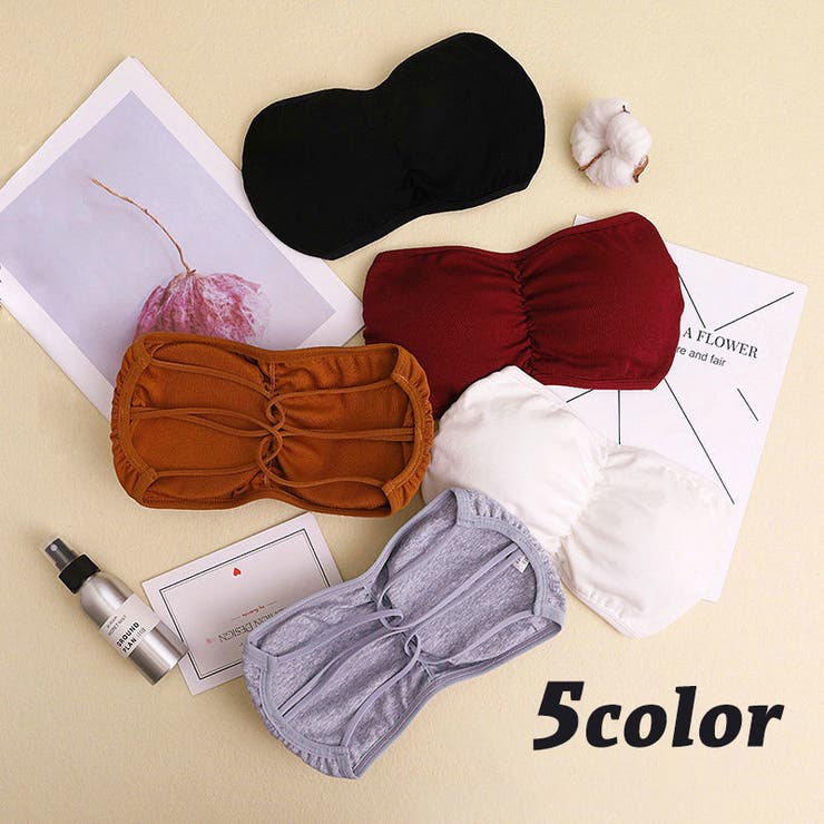 ストラップレスブラ チューブトップブラ ベアトップブラ | PlusNao | 詳細画像1 