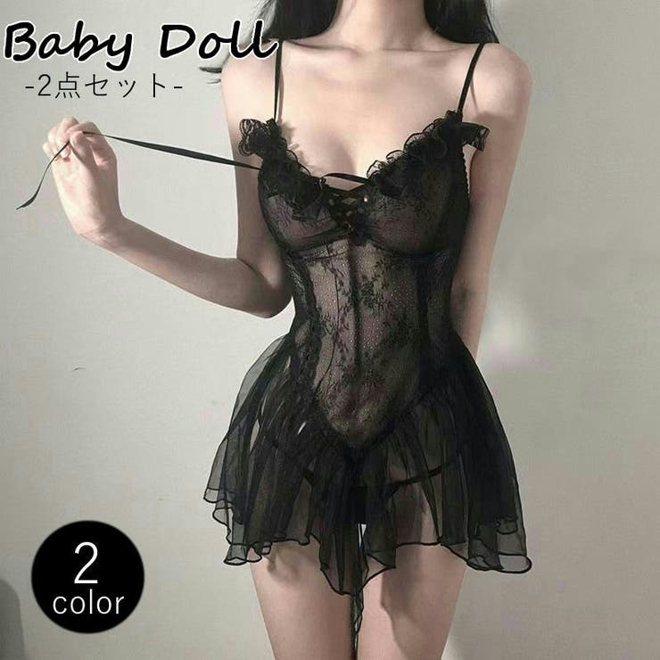 ベビードール セクシーランジェリー ワンピース | PlusNao | 詳細画像1 
