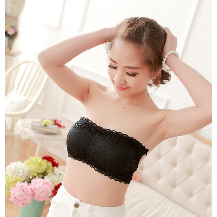 ストラップレスブラ チューブトップブラ レディース | PlusNao | 詳細画像2 