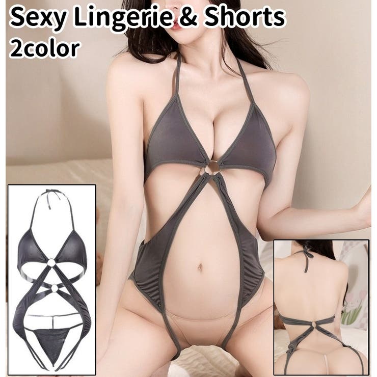 セクシーランジェリー Tバックショーツ 2点セット | PlusNao | 詳細画像1 