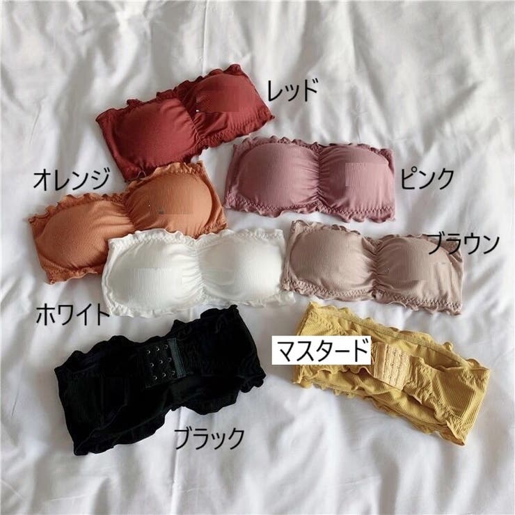 ストラップレスブラ チューブトップブラ ブラジャー | PlusNao | 詳細画像12 
