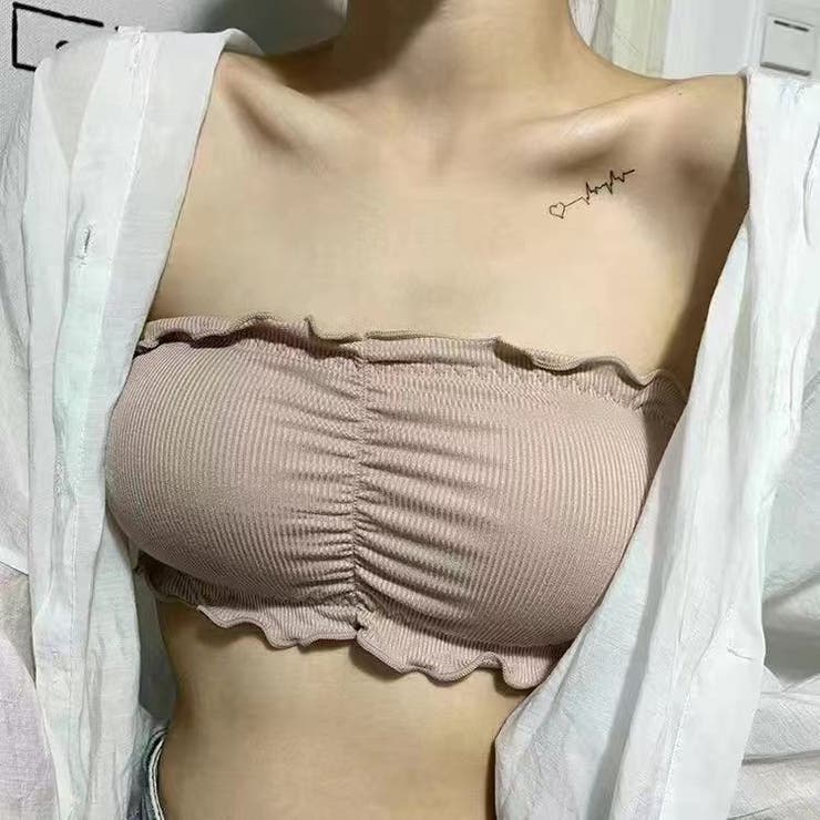 ストラップレスブラ チューブトップブラ ブラジャー | PlusNao | 詳細画像9 