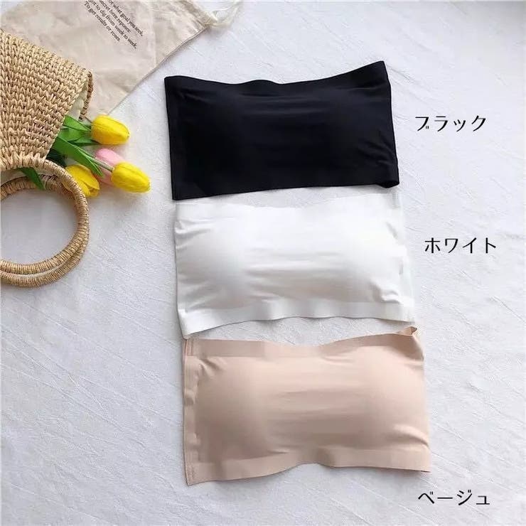 チューブトップブラ ストラップレスブラ ブラジャー | PlusNao | 詳細画像12 