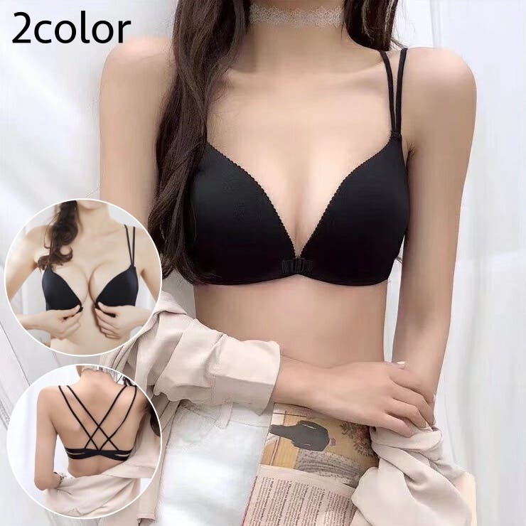 ノンワイヤーブラ シームレス フロントホック | PlusNao | 詳細画像1 