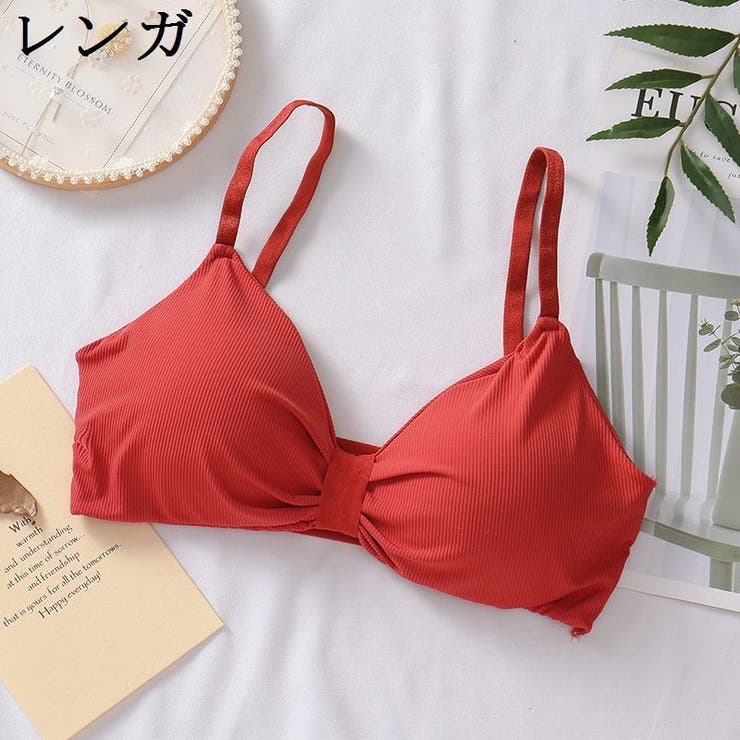 ノンワイヤーブラ ブラジャー 見せブラ[品番：FQ000128121]｜PlusNao