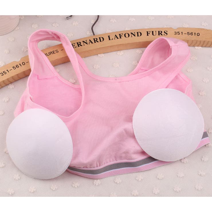 ジュニアブラ スポーツブラ ハーフトップ | PlusNao | 詳細画像11 