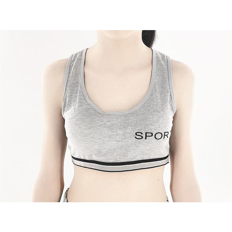 ジュニアブラ スポーツブラ ハーフトップ | PlusNao | 詳細画像2 