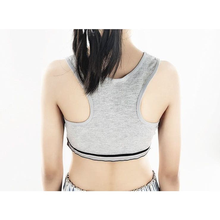 ジュニアブラ スポーツブラ ハーフトップ | PlusNao | 詳細画像3 