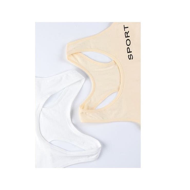 ジュニアブラ ハーフトップ スポーツブラ | PlusNao | 詳細画像6 