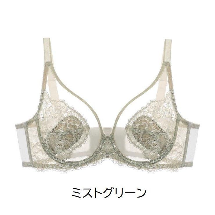 ブラジャー フルカップブラ シースルー | PlusNao | 詳細画像14 