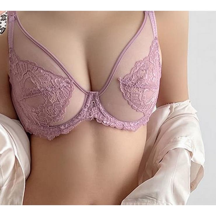 ブラジャー フルカップブラ シースルー | PlusNao | 詳細画像9 