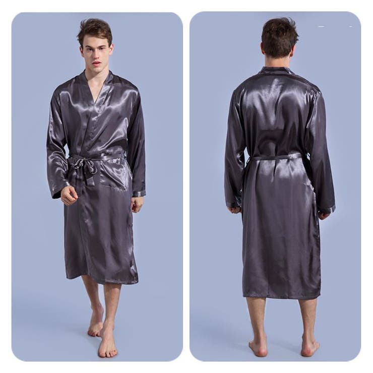 ナイトガウン パジャマ メンズ [品番：FQ000129632]｜PlusNao（プラスナオ）のレディースファッション通販｜SHOPLIST（ショップリスト） ナイトガウン メンズ シマウマ ゼブラ柄 おしゃれ バスローブ パジャマローブ ナイトウェア ガウン 部屋着 パジャマ ルームウェア