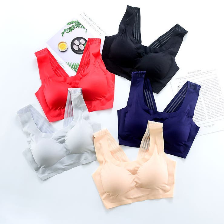 ノンワイヤー ブラジャー ハーフトップ | PlusNao | 詳細画像9 