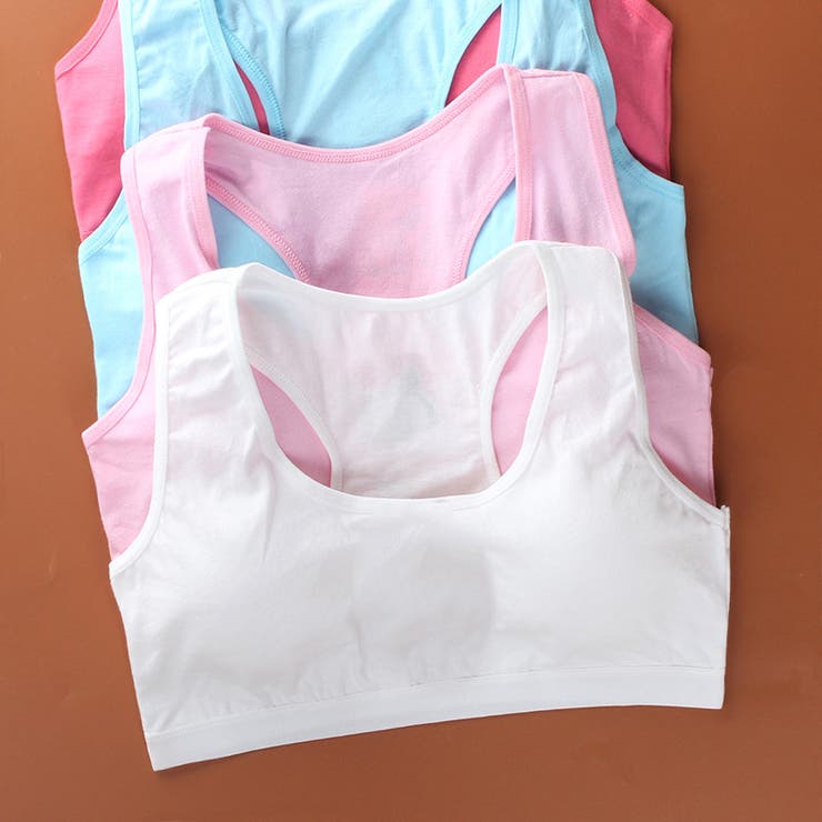 ジュニアブラ ハーフトップブラ  カップ付き[品番：FQ000106966]｜PlusNao（プラスナオ）のキッズファッション通販｜SHOPLIST（ショップリスト）