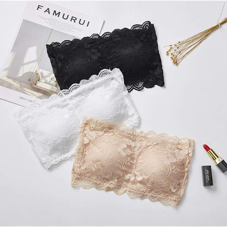 ストラップレスブラ チューブトップブラ ブラジャー | PlusNao | 詳細画像5 