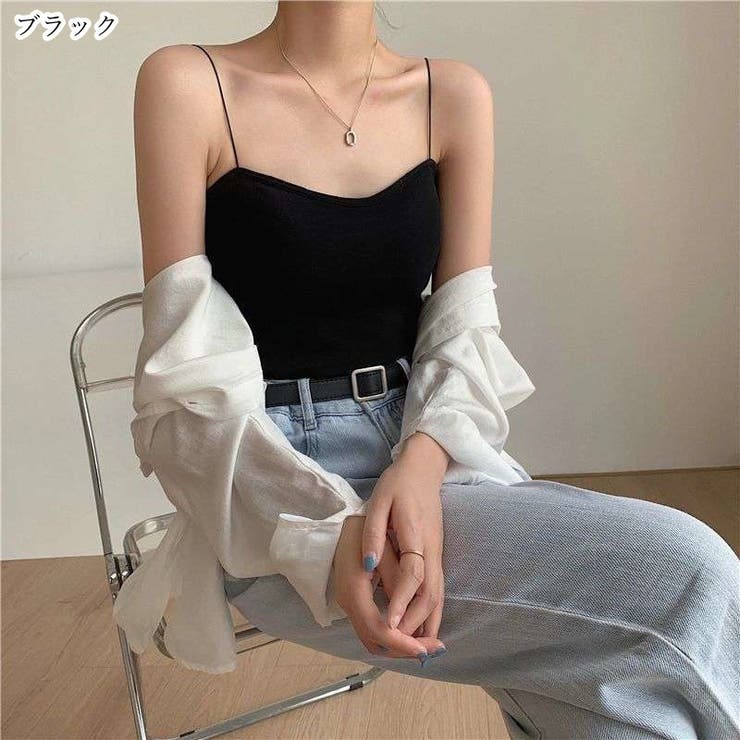 キャミソール ブラトップ カップ付きキャミ | PlusNao | 詳細画像15 