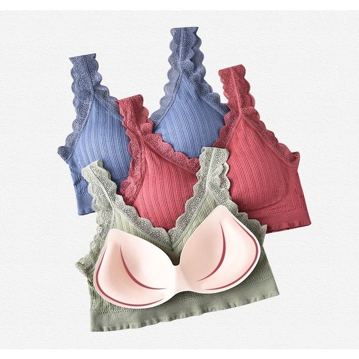 ノンワイヤーブラ ブラジャー ハーフトップブラ | PlusNao | 詳細画像10 