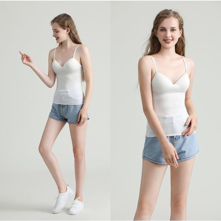 ブラトップ カップ付きインナー キャミソール | PlusNao | 詳細画像10 