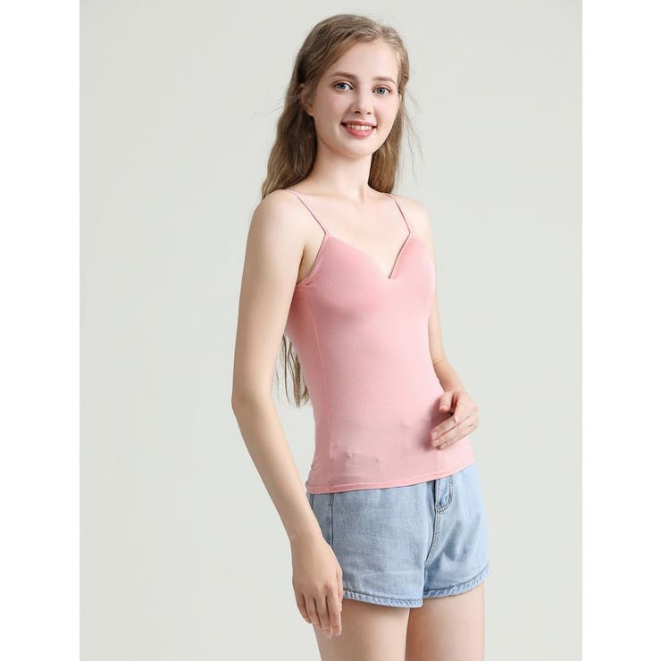 ブラトップ カップ付きインナー キャミソール | PlusNao | 詳細画像4 