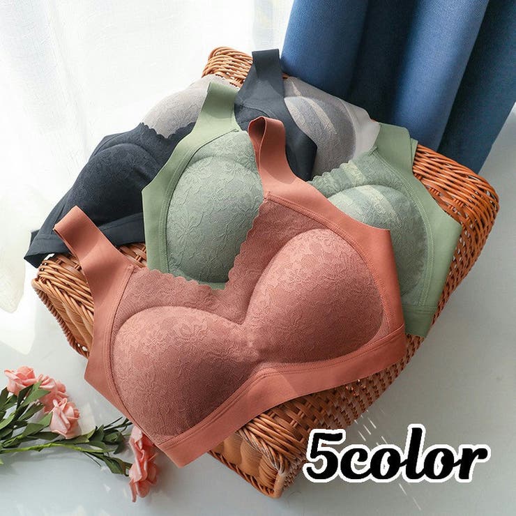 ノンワイヤーブラ ハーフトップブラ ブラジャー | PlusNao | 詳細画像1 