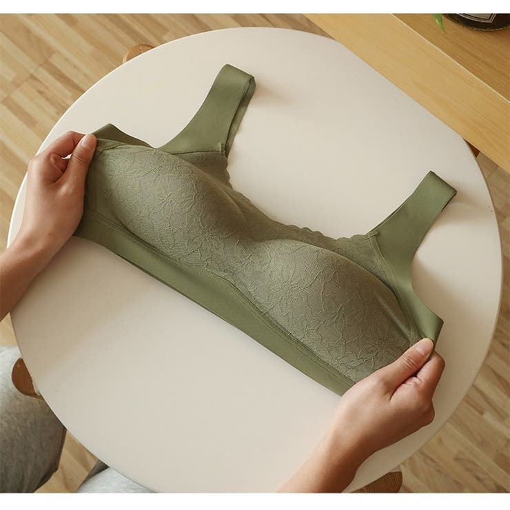 ノンワイヤーブラ ハーフトップブラ ブラジャー | PlusNao | 詳細画像14 