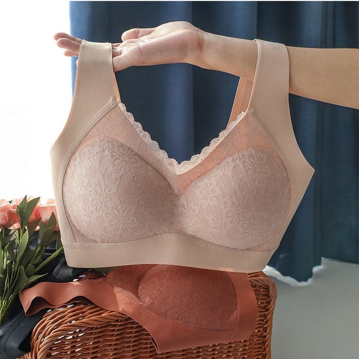 ノンワイヤーブラ ハーフトップブラ ブラジャー | PlusNao | 詳細画像5 