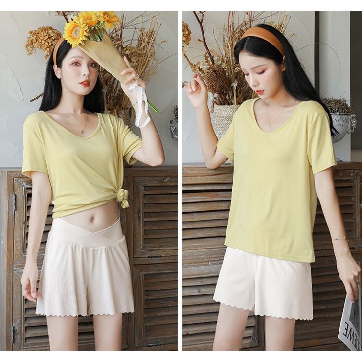 マタニティパンツ ショートパンツ ペチパンツ | PlusNao | 詳細画像11 