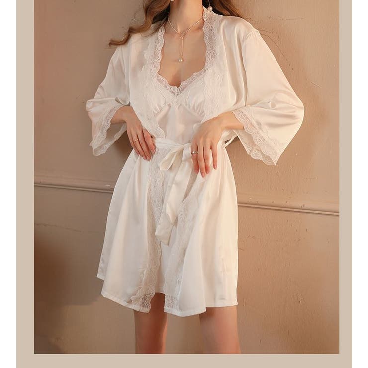 スリップ ローブ ガウン | PlusNao | 詳細画像6 